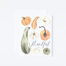 Load image into Gallery viewer, Each card is carefully crafted to make your message even more special. Send a thoughtful note with these Pumpkin Thank You Cards and share the spirit of thankfulness.
