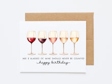 Load image into Gallery viewer, Sarcastic Wine Birthday Card for Sister or Best Friend
