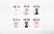 Load image into Gallery viewer, PRINTABLE Cat Valentine Cards
