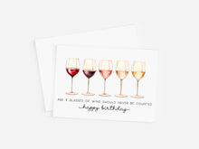 Load image into Gallery viewer, Hilarious Wine Themed Birthday Greeting Card
